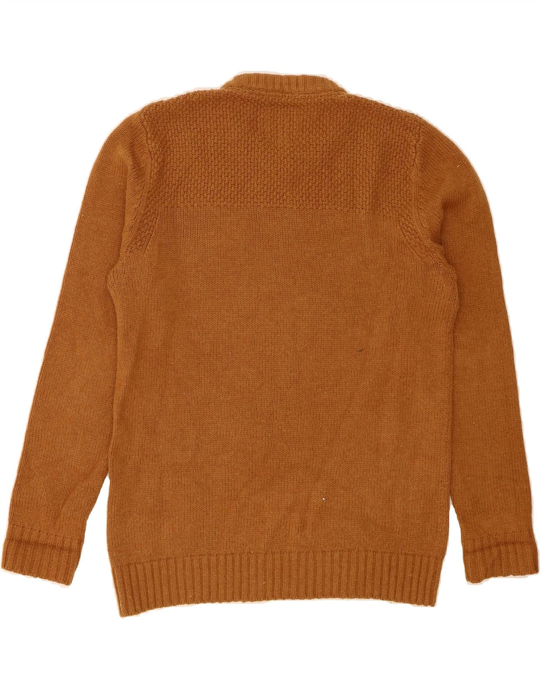 FAT FACE Womens Crew Neck Jumper Sweater UK 14 Medium Brown Cotton Vintage Fat Face and Second-Hand Fat Face from Messina Hembry 