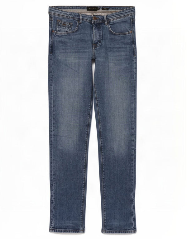 Massimo Dutti Vaqueros Slim Hombre EU 40 Medium W31 L32 Azul