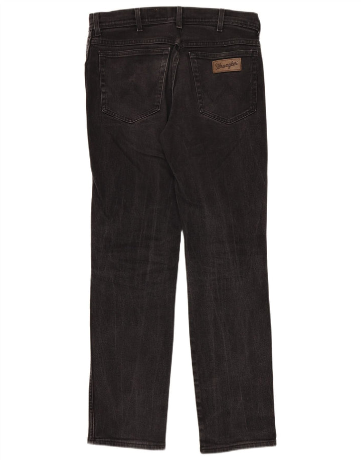 Wrangler Vaqueros rectos Texas para hombre W33 L32 Algodón negro