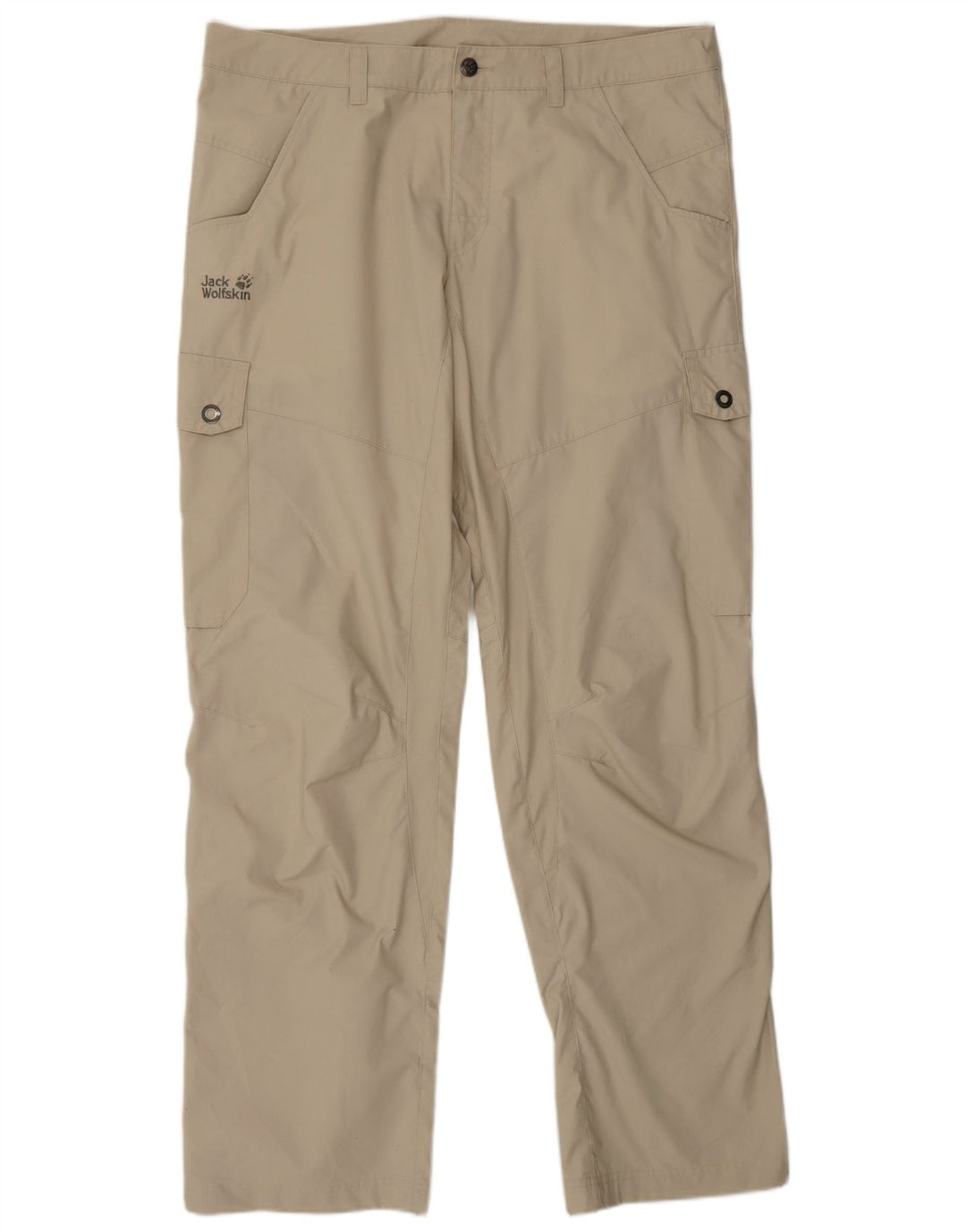 JACK WOLFSKIN Pantalones cargo de corte regular para hombre UK 44 XL W36 L33 Beige