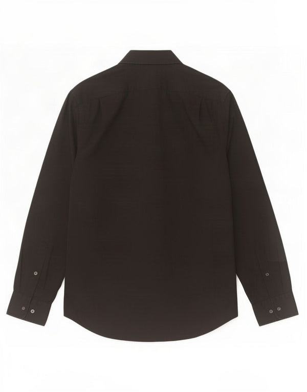 Camisa Gap de corte clásico para hombre, algodón negro mediano