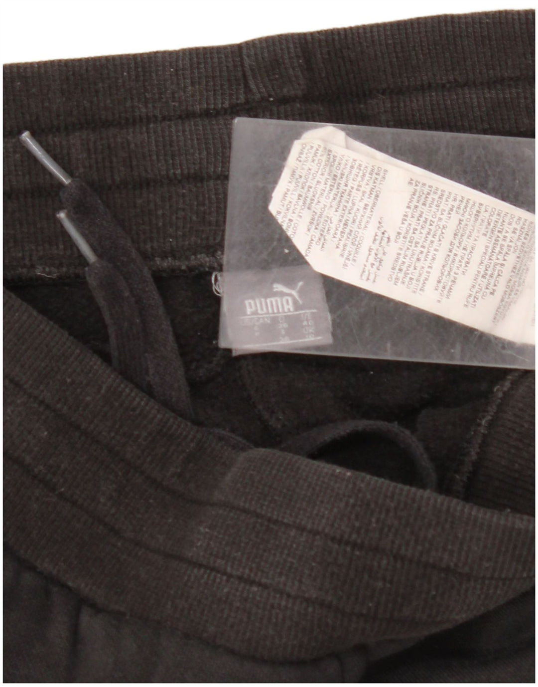 PUMA Pantalones de chándal para mujer Joggers UK 10 Small Black Poliéster