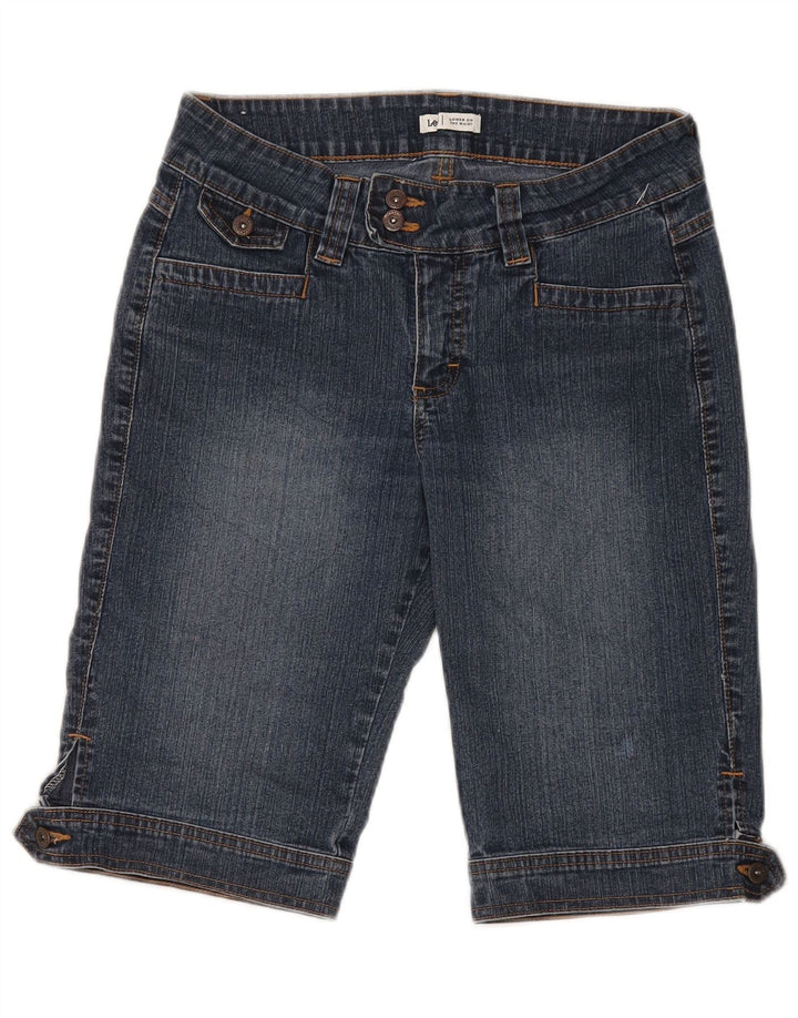 Lee - Pantalones cortos de mezclilla para mujer US 6 mediano W28 algodón azul