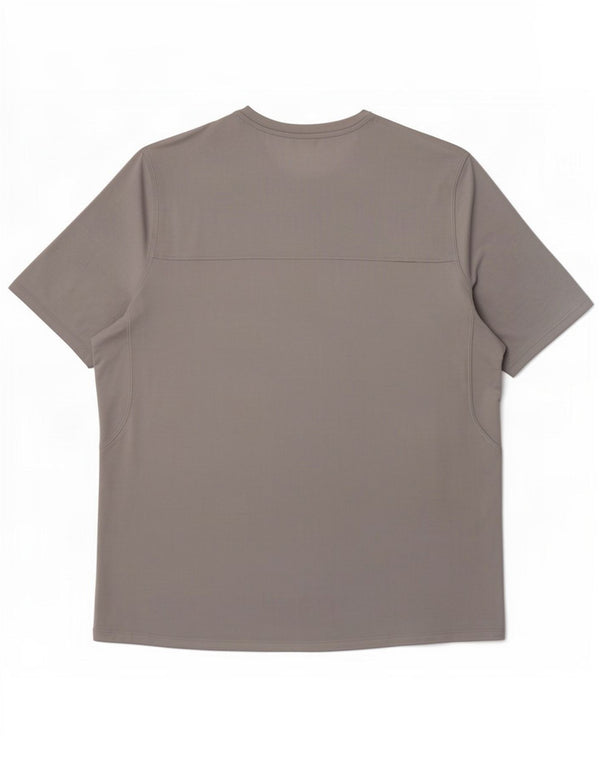 Camiseta Reebok Hombre Top Grande Gris Poliéster