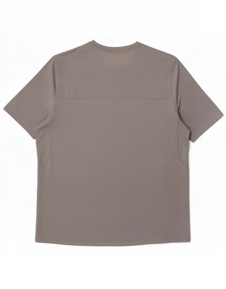 Camiseta Reebok Hombre Top Grande Gris Poliéster