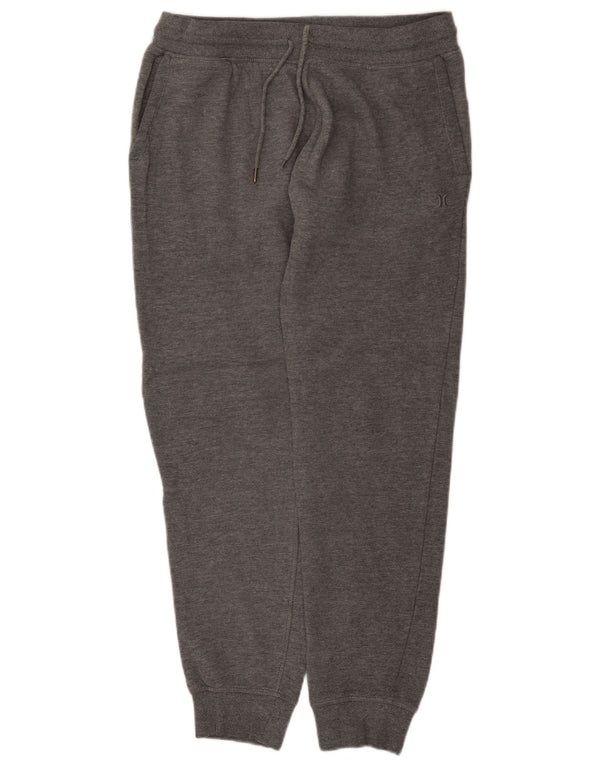 Hurley Pantalones de chándal para mujer Joggers UK 44 Large Grey Cotton