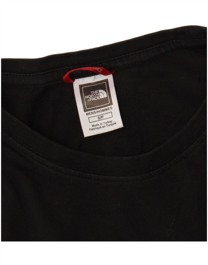 The North Face Hombre Gráfico Top Manga Larga Pequeño Negro