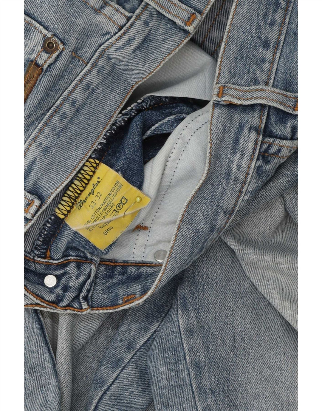 Wrangler Jeans rectos Ohio para hombre W33 L29 Algodón azul