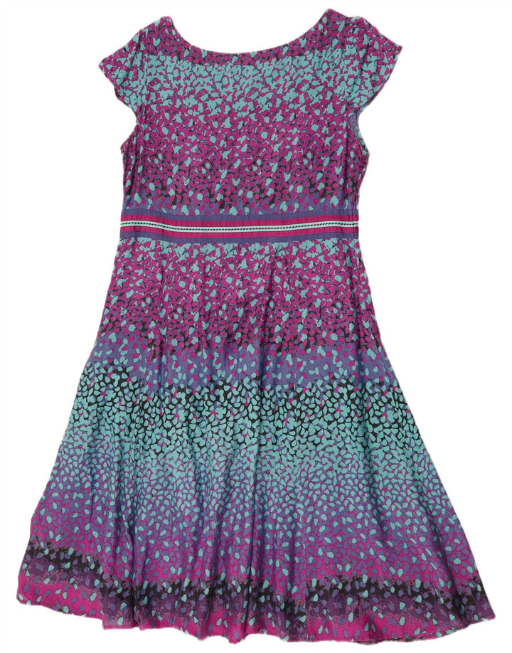 Marks & Spencer Vestido acampanado Per Una para mujer UK 46 Grande Multicolor