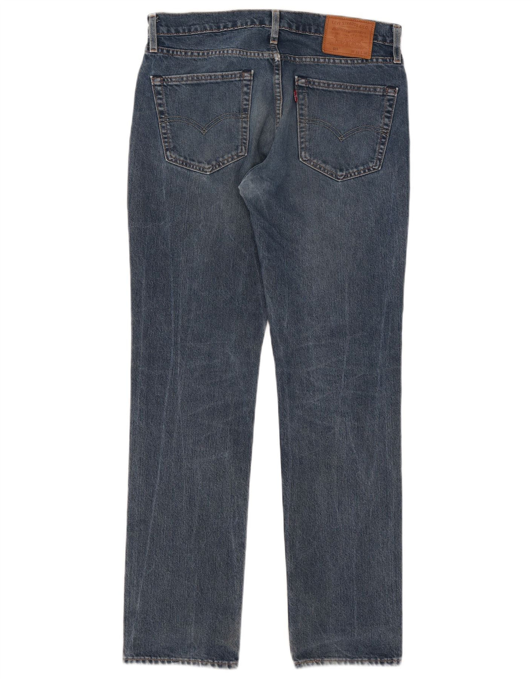 Levi's Hombre 511 Slim Jeans W31 L32 Algodón Azul