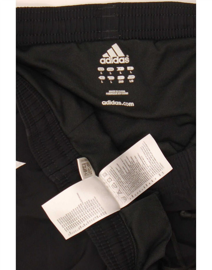 Adidas Mens Climalite Sport Shorts Grande Negro Poliéster