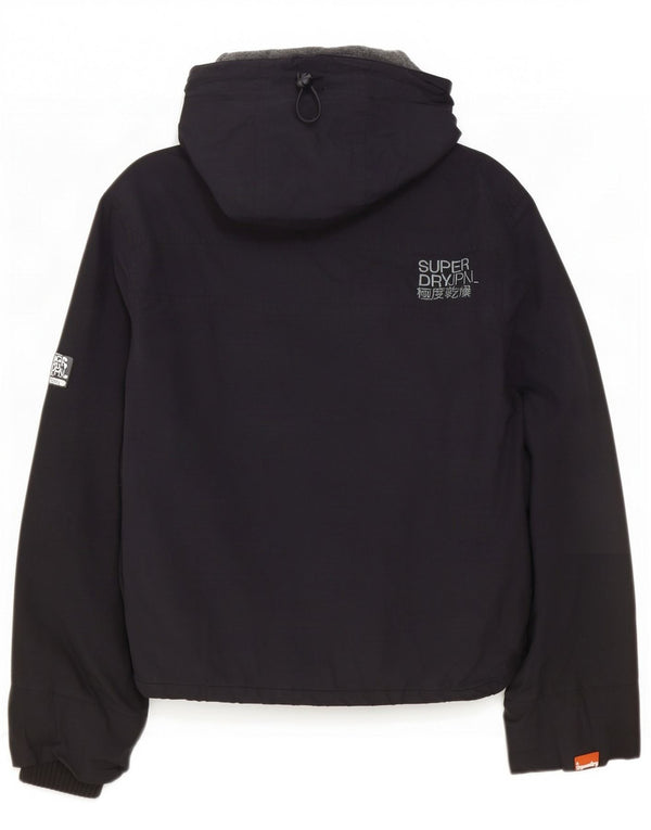 Superdry Chaqueta cortavientos The Windcheater Graphic para hombre, talla 40, color negro