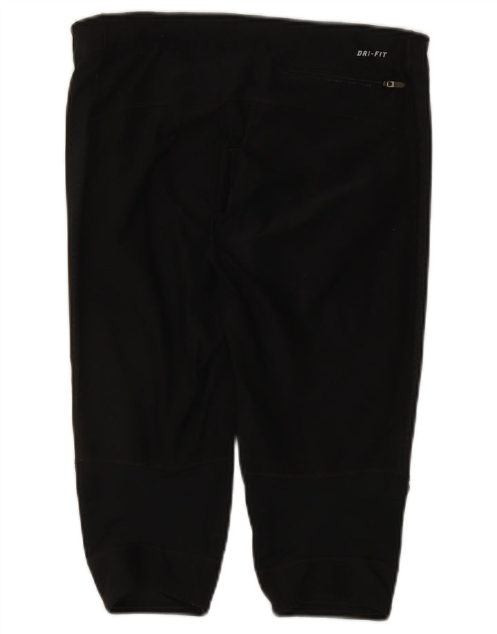 Nike - Leggings capri Dri Fit para mujer, talla M, poliéster negro