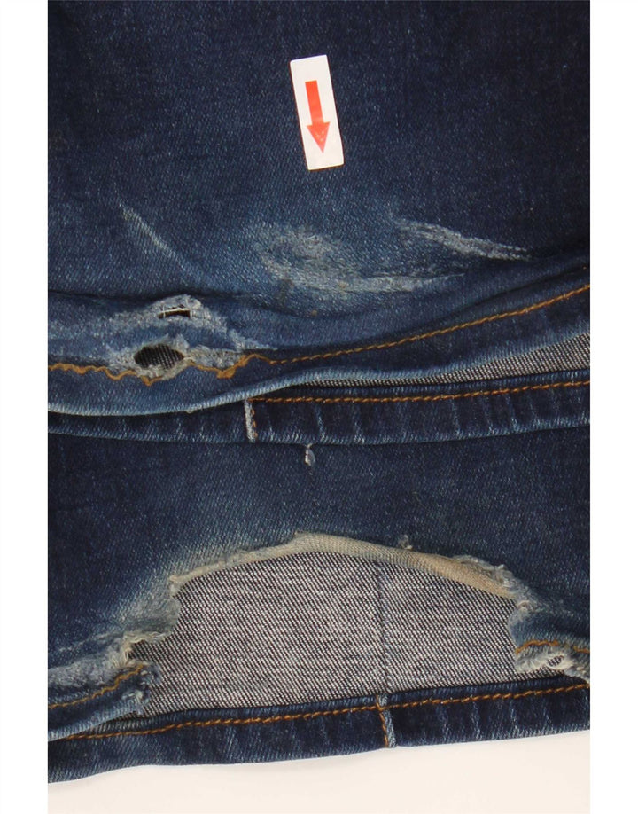 Vaqueros Acampanados Reiss Mujer W25 L31 Algodón Azul Marino