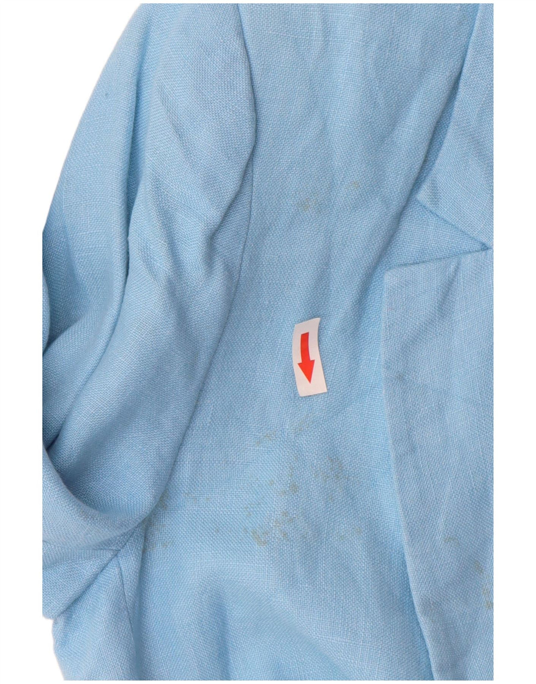 Zara Mujer Chaqueta Americana Abierta UK 40 XL Azul