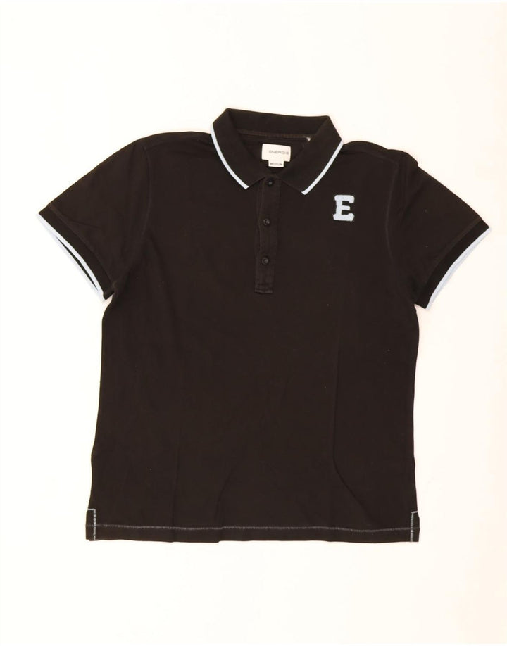 Polo Energie Hombre Mediano Negro