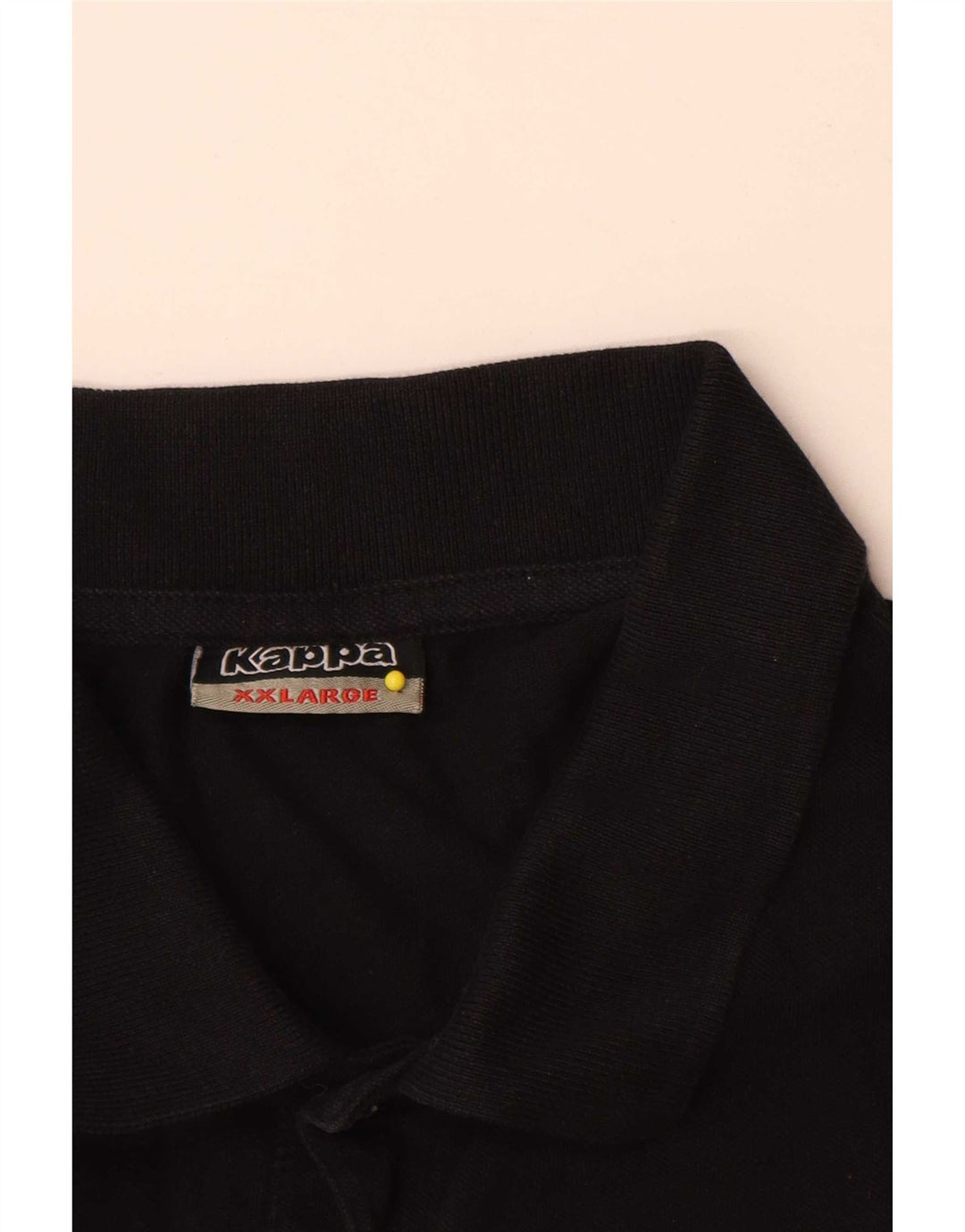 Kappa Polo Hombre 2XL Algodón Negro