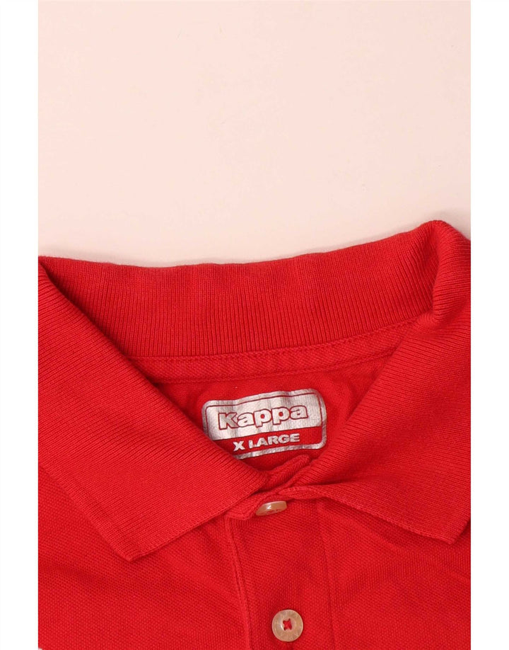 Kappa Polo Hombre XL Algodón Rojo
