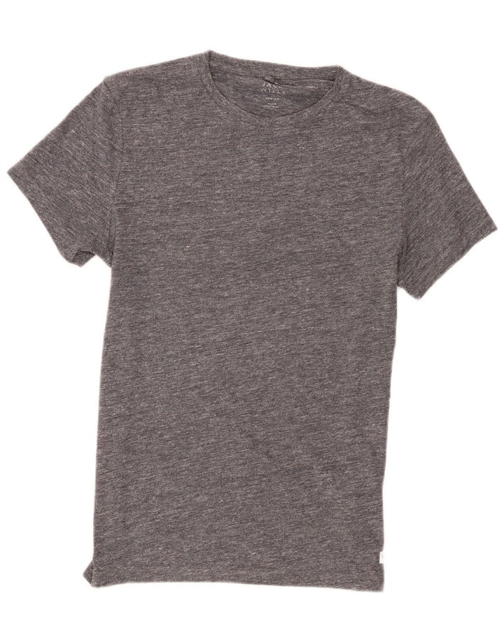 Jack Wills Camiseta regular de manga corta para hombre Top gris medio moteado