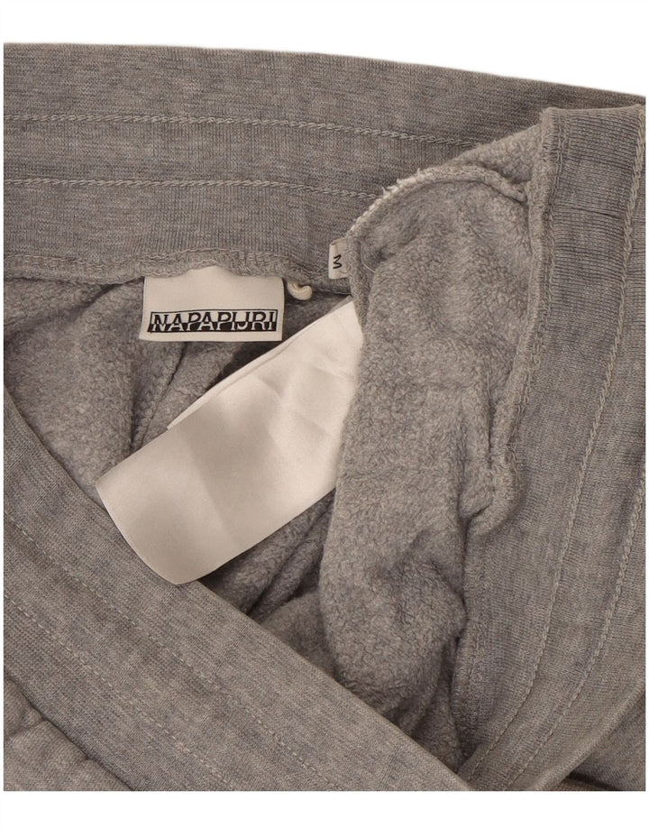 Napapijri Hombre Pantalones De Chándal Joggers Gris Medio
