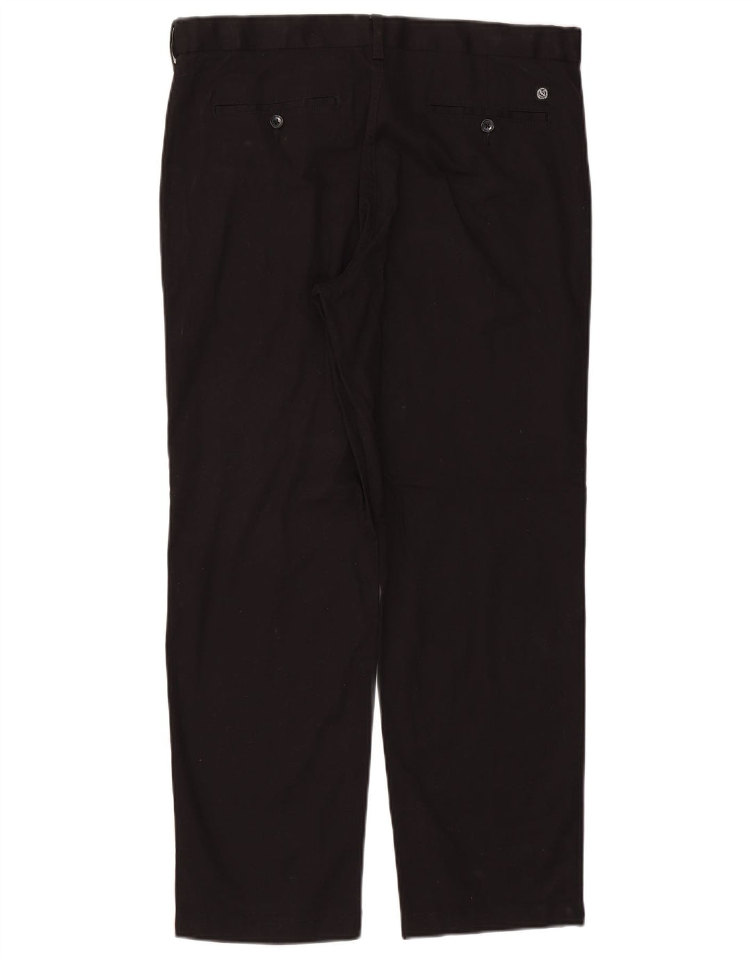 Marks & Spencer Pantalones chinos rectos Heritage para hombre W36 L29 Algodón negro