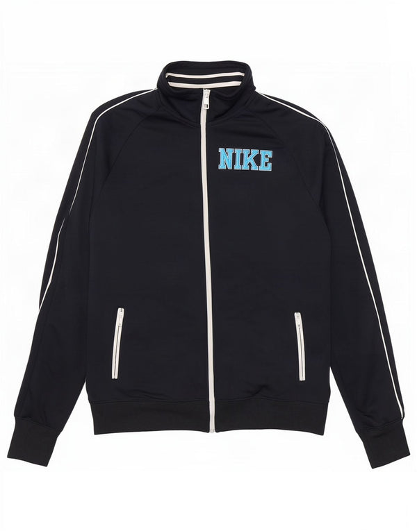 Nike Mens Graphic Chándal Top Chaqueta Grande Azul Marino Poliéster