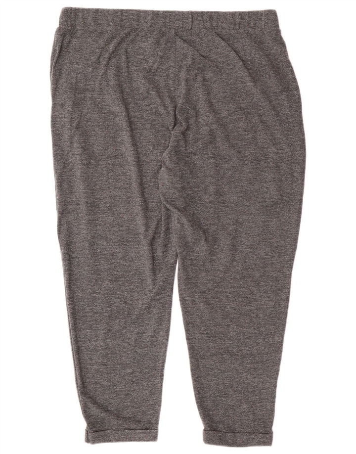 Marks & Spencer Pantalones de chándal para mujer UK 20 2XL Poliéster moteado gris