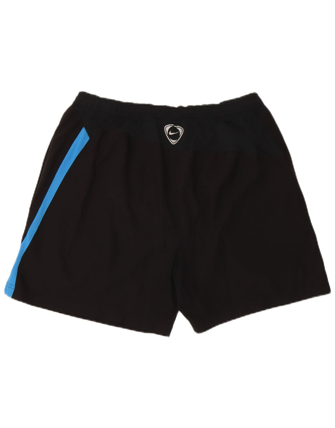 Pantalón corto deportivo Nike para hombre Poliéster color block en negro mediano