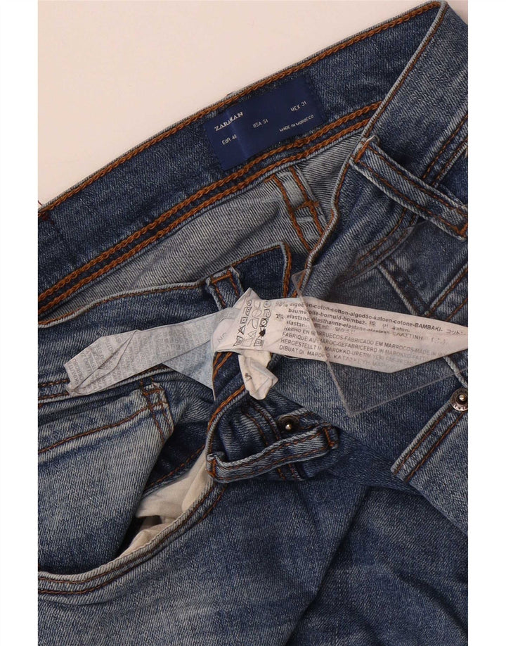 Zara Mens Slim Jeans EU 40 Medium W31 L32 Algodón Azul