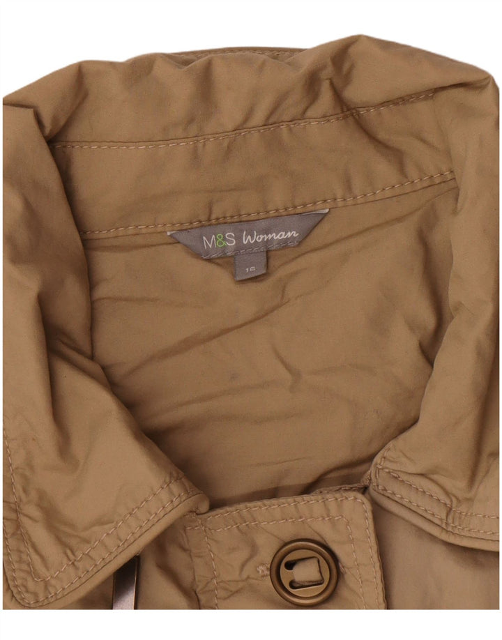 Marks & Spencer Chaqueta militar utilitaria para mujer Reino Unido 46 Grande Algodón beige