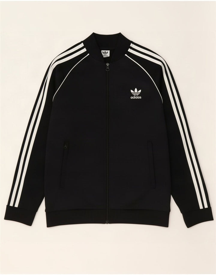 Chaqueta de chándal Adidas para niño 13-14 años Negro Poliéster