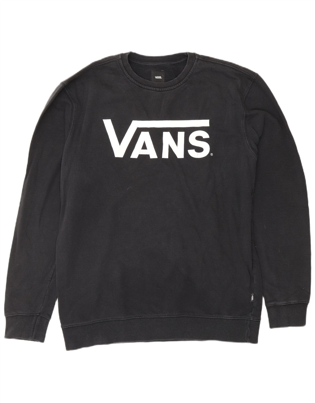 VANS Hombre Graphic Sudadera Jumper Large Black