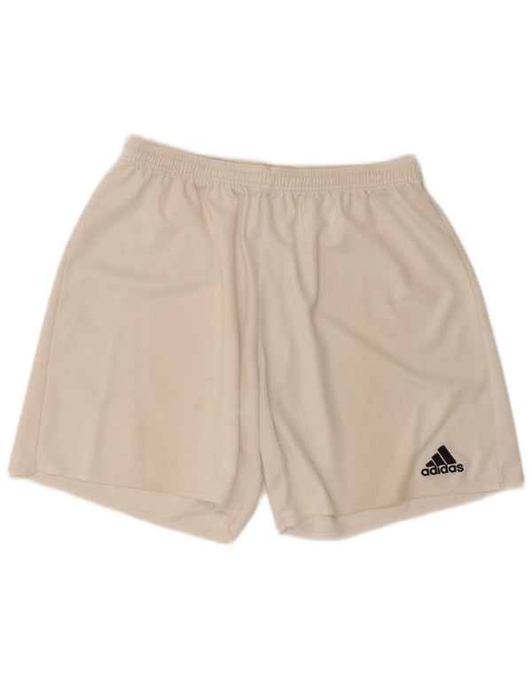 Adidas Mens Climalite Sport Shorts XL Blanco Poliéster
