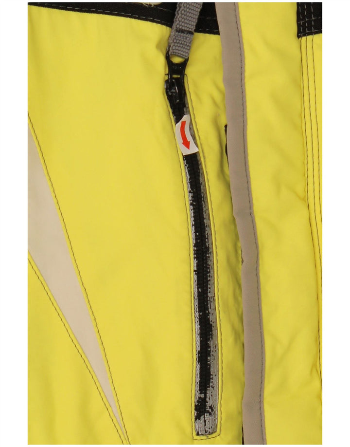 COLMAR Chaqueta de esquí para hombre IT 52 Large Yellow Colourblock Poliamida