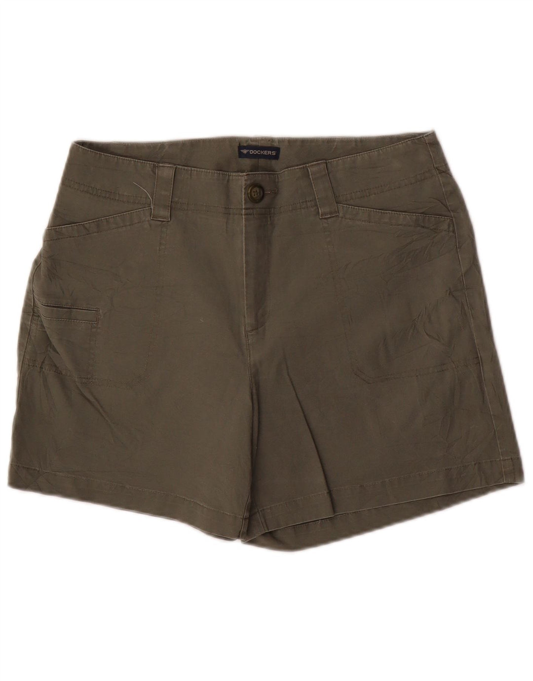 Dockers Shorts Cargo para Mujer US 8 Medium W30 Algodón Caqui