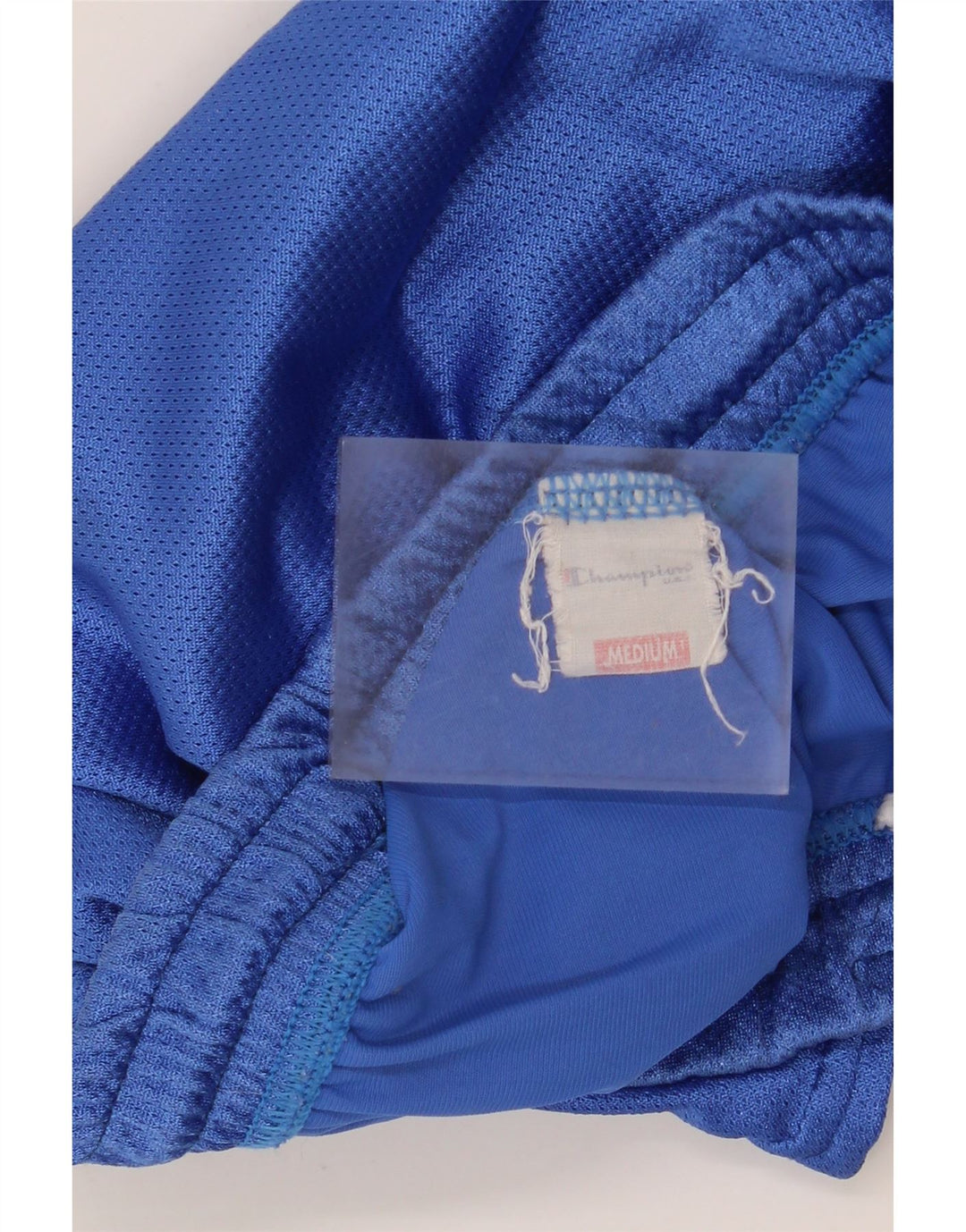 CHAMPION Pantalones cortos deportivos para hombre de poliamida azul medio