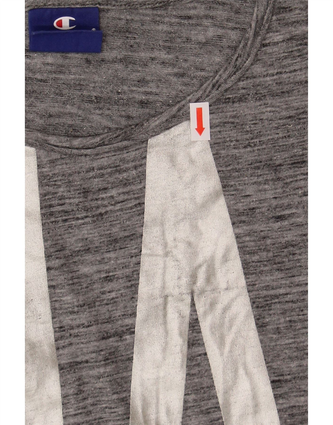 CHAMPION Womens Graphic Vest Top UK 16 Large Grey Cotton Vintage Champion and Second-Hand Champion from Messina Hembry 