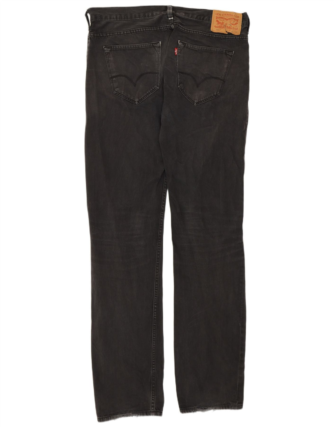 Levi's Jeans rectos 504 para hombre W33 L34 Algodón gris