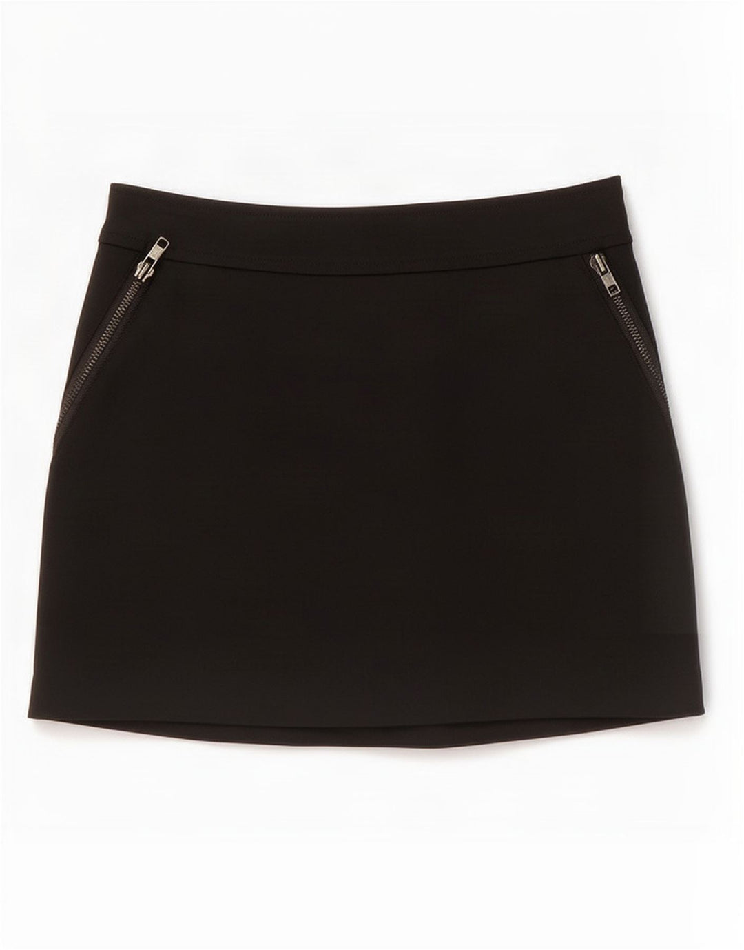 Zara Falda Pantalón Mujer EU 34 2XS W24 Negro Algodón