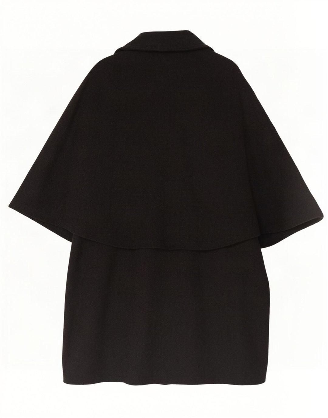 Abrigo Poncho Superior Para Mujer Talla Única Lana Color Block Gris
