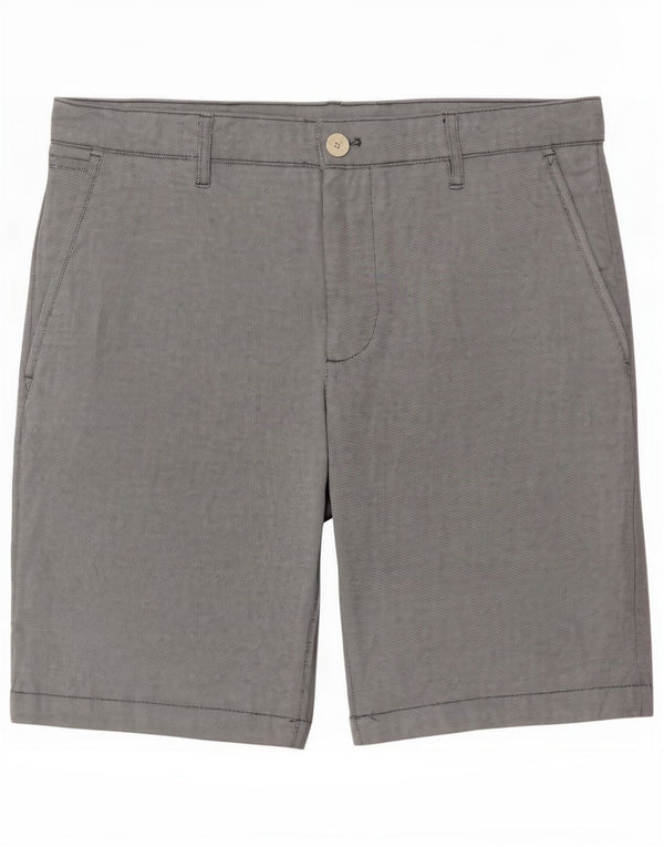 Zara Mens Chino Shorts EU 40 Medium W31 Algodón Gris