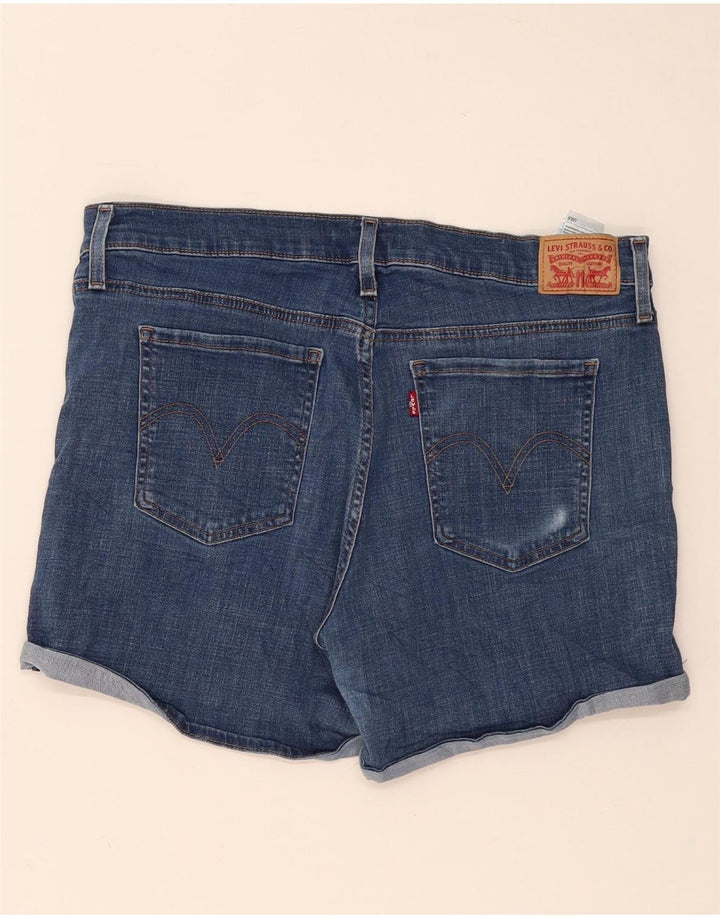 Levi's Shorts De Mezclilla Desgastados Para Mujer W32 Algodón Azul Grande
