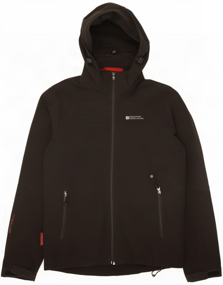 Chaqueta cortavientos con capucha para hombre Mountain Warehouse UK 36 Small Black