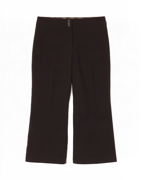 Marks & Spencer Pantalones informales con corte de bota para mujer UK 18 XL W36 L30 Negro