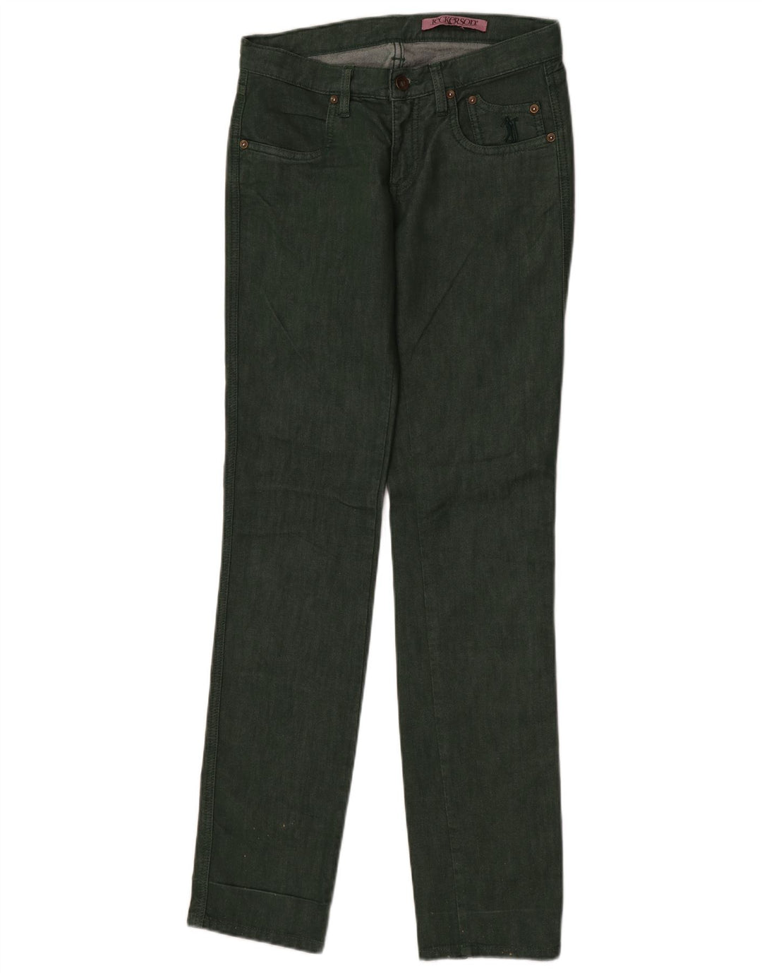 Vaqueros ajustados para mujer Jeckerson W28 L34 Verde