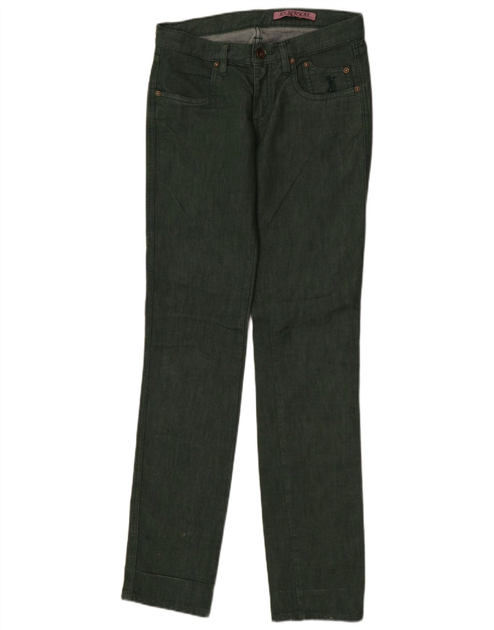 Vaqueros ajustados para mujer Jeckerson W28 L34 Verde