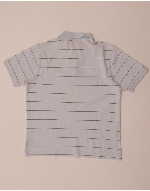 FILA Polo para hombre grande a rayas azules