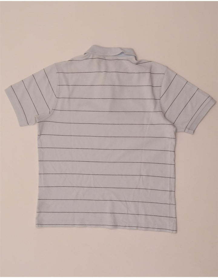 FILA Polo para hombre grande a rayas azules