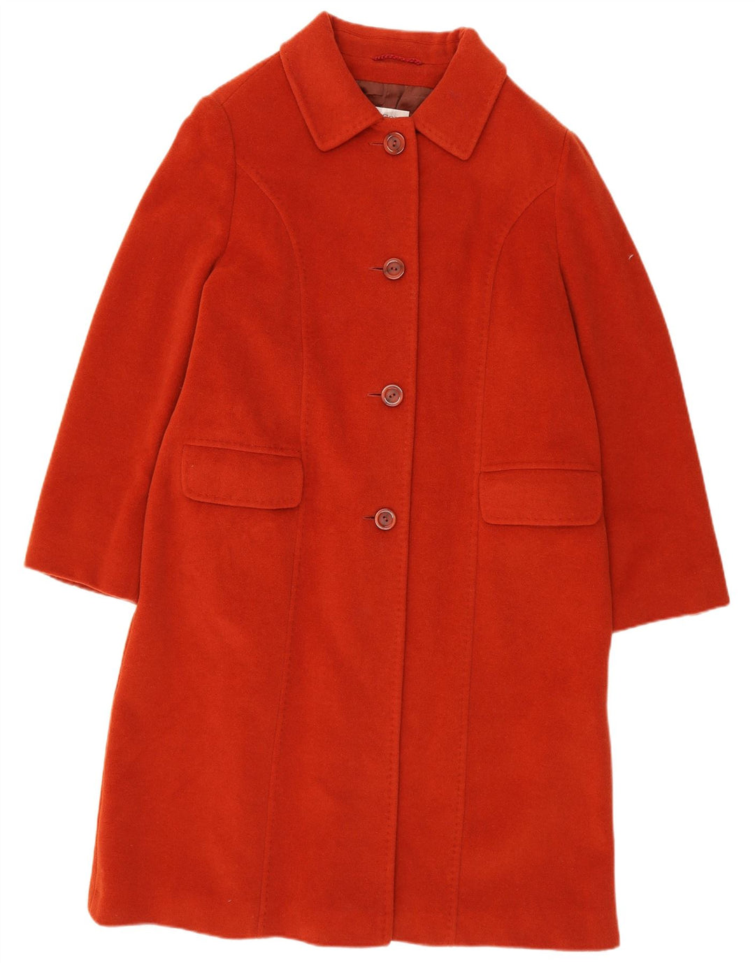 Abrigo Marcona para mujer UK 20 2XL Lana virgen roja