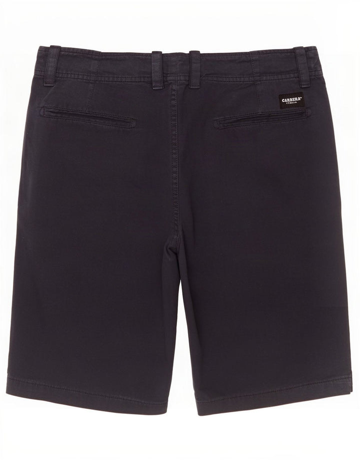 Pantalones cortos chinos Carrera para hombre medianos W33 algodón azul marino